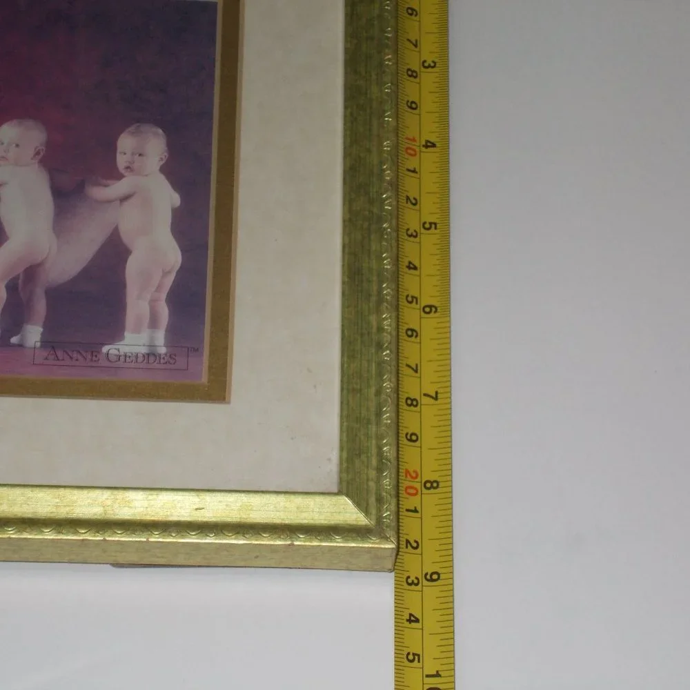 Unique baby print, matted & framed - Picture 5 of 7